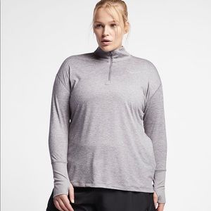 NWT Nike Plus Grey Dri Fit Sweater!